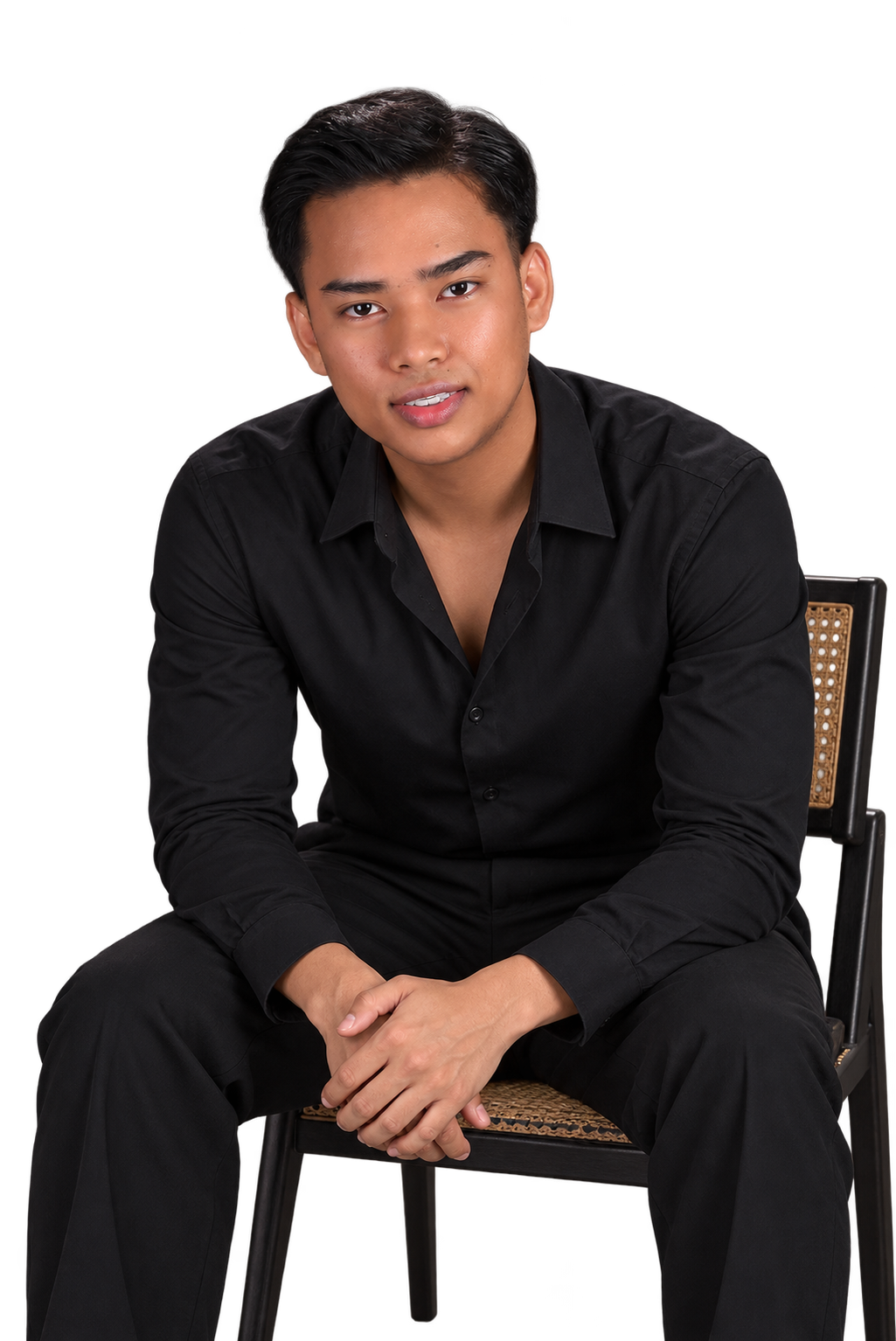 Pablito Torres, seated portrait